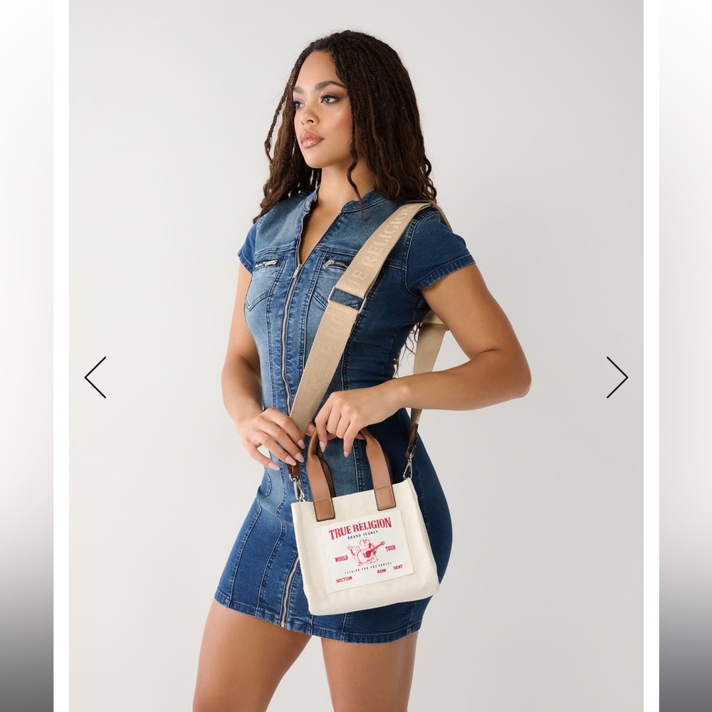 True Religion Small Crossbody Tote